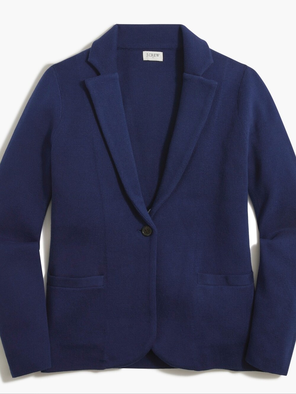 J Crew Navy Schoolboy Sweater Blazer
